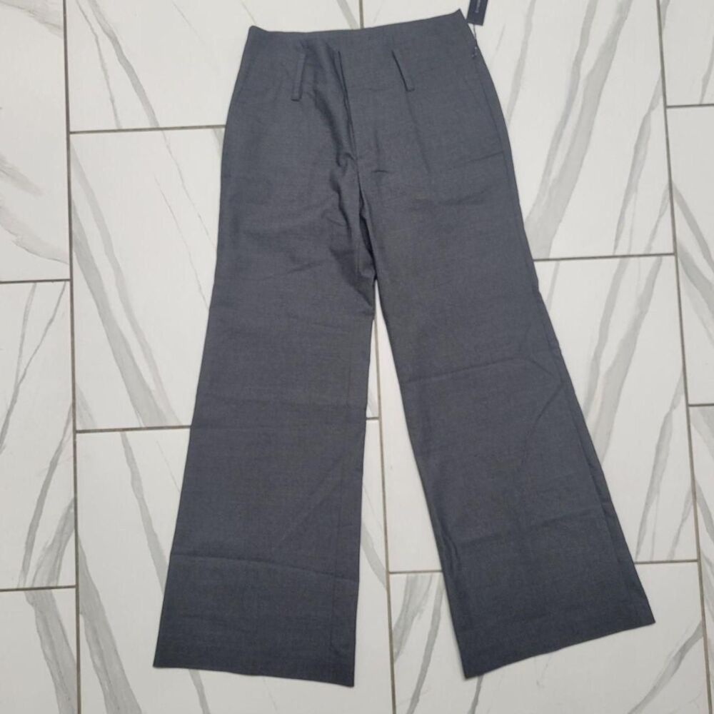 Banana-republic Women's Grey and Black Trousers